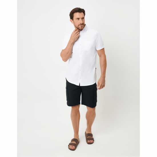 Saltwell Shirt Sslv Sn99 White Мъжки ризи