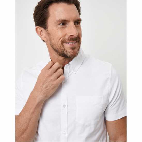 Saltwell Shirt Sslv Sn99 White Мъжки ризи