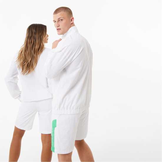Slazenger Спортно Горнище Ft. Aitch Contrast Half Zip Track Top White Дамски суичъри и блузи с качулки
