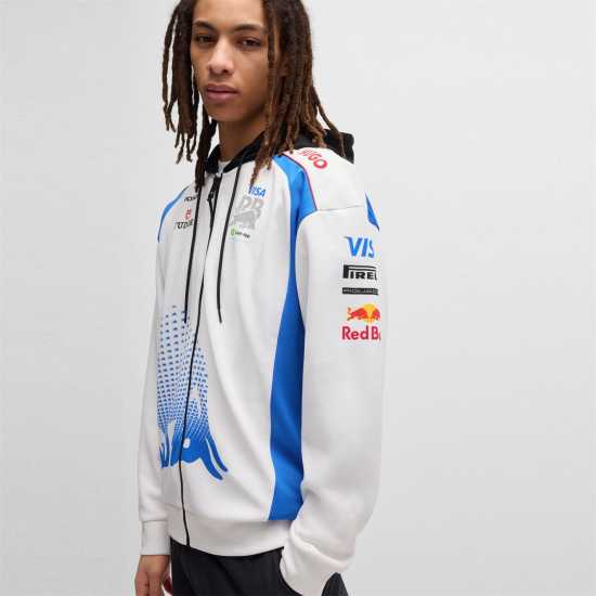 Hugo Boss Мъжка Блуза Полар Hugo Visa Cash App Red Bull F1 2025 Fleece Top Mens  Мъжки полар