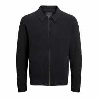 Плетена Мъжка Жилетка Jack And Jones Stitch Knit Cardigan Mens Черно Мъжки полар