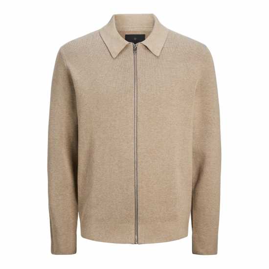 Плетена Мъжка Жилетка Jack And Jones Stitch Knit Cardigan Mens Грейдж Мъжки полар