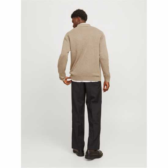 Плетена Мъжка Жилетка Jack And Jones Stitch Knit Cardigan Mens Грейдж Мъжки полар