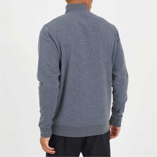 Brave Soul Charcoal Mens Funnel Neck Zip Sweatshirt Brave Soul Charcoal Mens Funnel Neck Zip Sweatshirt