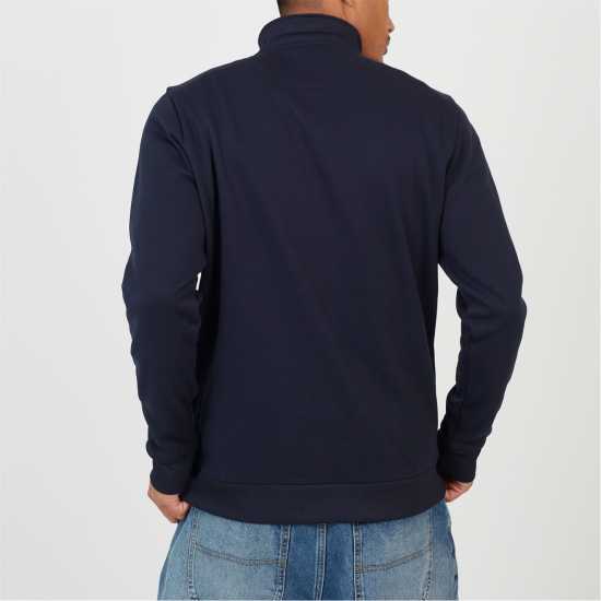 Brave Soul Charcoal Mens Funnel Neck Zip Sweatshirt  