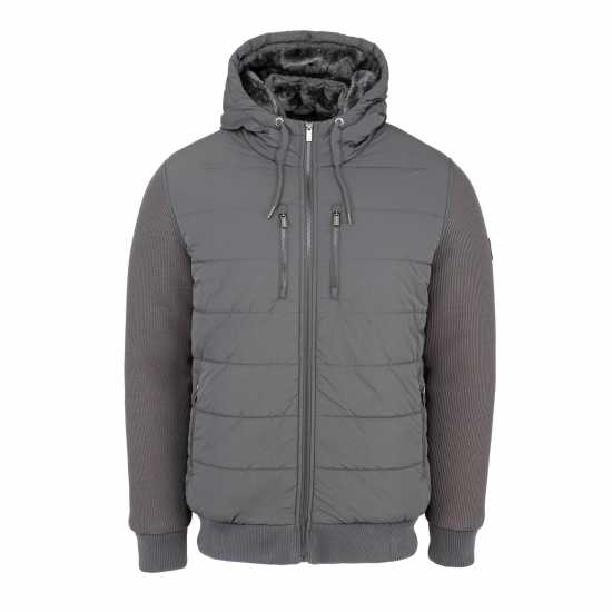 Мъжки якета и палта Firetrap Дълго Мъжко Яке Sartorial Jacket Mens Charcoal Firetrap Дълго Мъжко Яке Sartorial Jacket Mens Charcoal Мъжки якета и палта