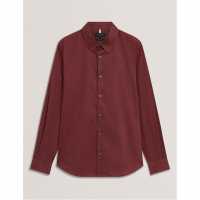 Ted Baker Ted Ls Geo Shirt Sn61 DK-RED 
