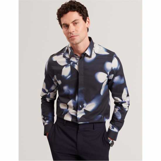 Ted Baker Флорална Риза Ted Ls Floral Shirt Sn61  