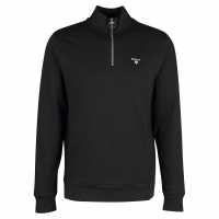 Barbour Rothley Half Zip Sweatshirt Black BK31 