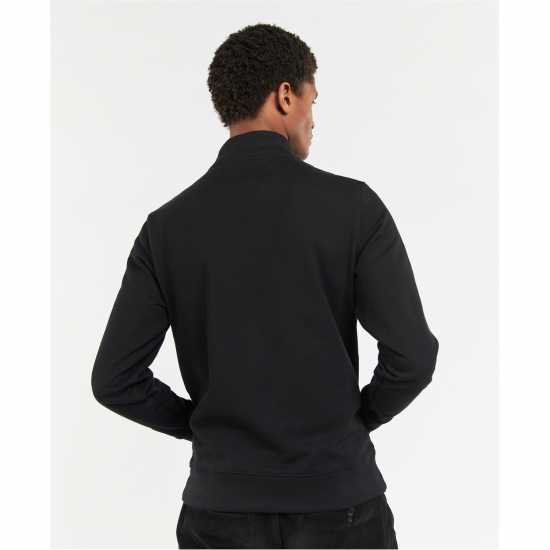 Barbour Rothley Half Zip Sweatshirt Black BK31 