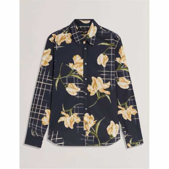 Ted Baker Тениска Ted Ls Print Shirt Sn61  