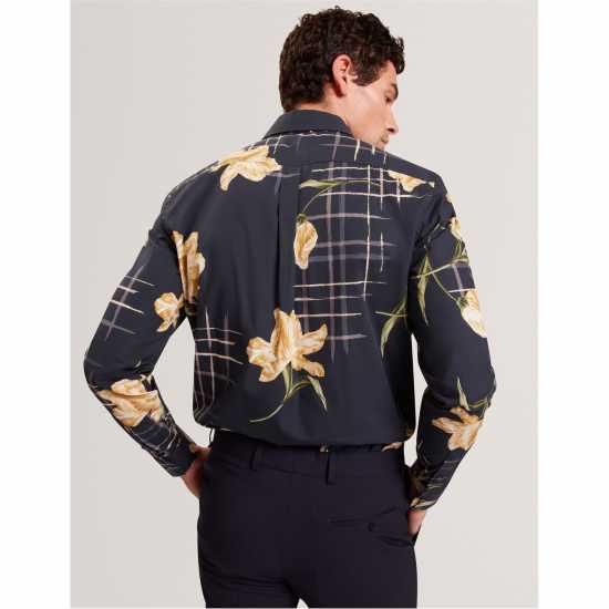 Ted Baker Тениска Ted Ls Print Shirt Sn61  