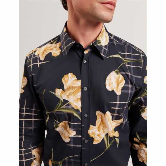 Ted Baker Тениска Ted Ls Print Shirt Sn61  