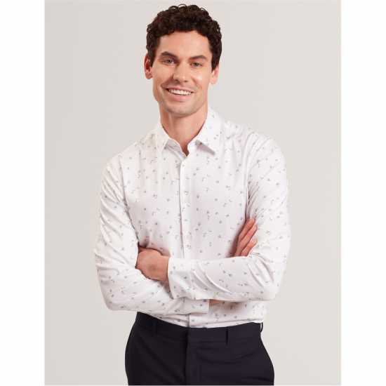 Ted Baker Флорална Риза Ted Ls Floral Shirt Sn61  