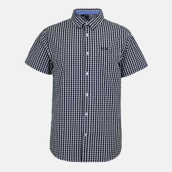 Short-Sleeve Patterned Shirt  