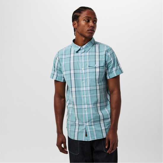 Bench Men's Giala Short-Sleeve Patterned Shirt  