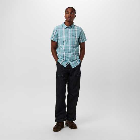 Bench Men's Giala Short-Sleeve Patterned Shirt  