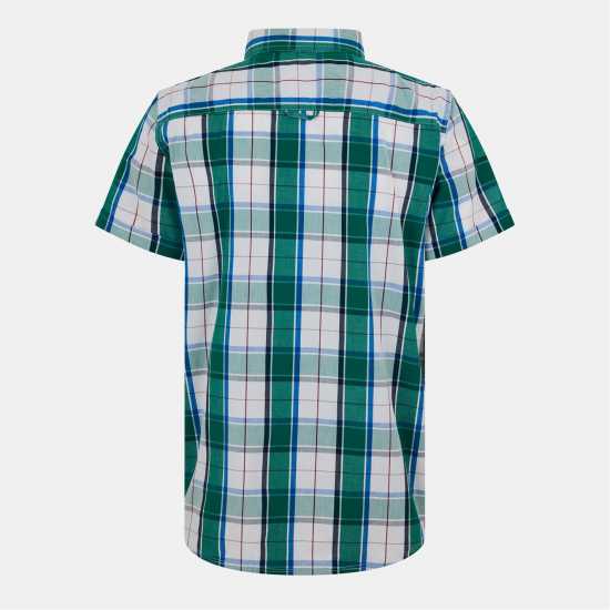 Short-Sleeve Patterned Shirt  