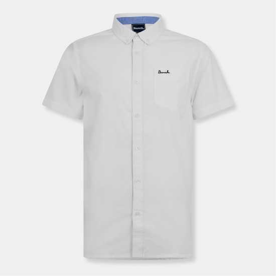 Bench Short-Sleeve Plain Shirt Бяло Bench Short-Sleeve Plain Shirt Бяло