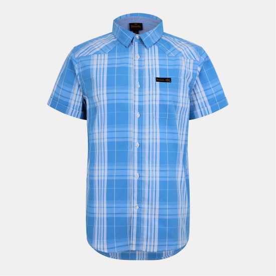 Short-Sleeve Patterned Shirt  