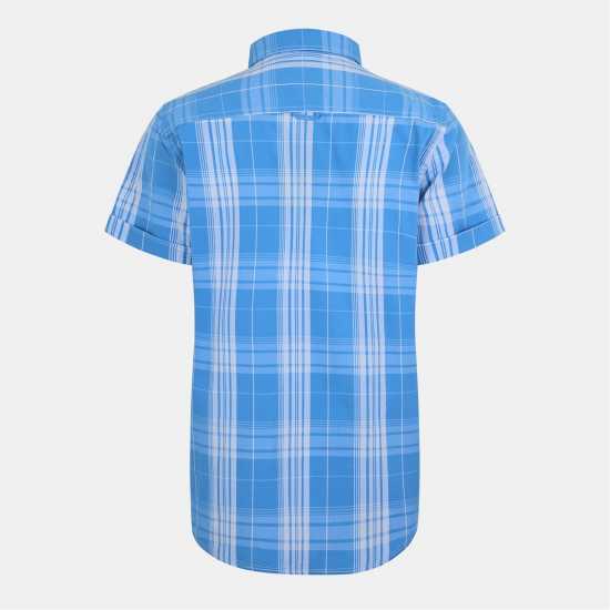 Short-Sleeve Patterned Shirt  