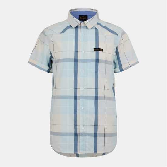 Short-Sleeve Patterned Shirt  