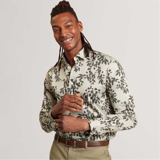 Ted Baker Men's Ls Print Long Sleeve Patterned Shirt  