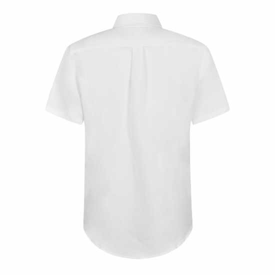 Jack Wills Men's Short Sleeve Plain Shirt White 