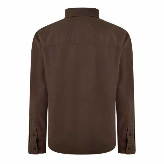 Мъжки ризи Мъжка Риза Jack Wills Plain Flannel Shirt Mens Шоколад Мъжка Риза Jack Wills Plain Flannel Shirt Mens Шоколад Мъжки ризи