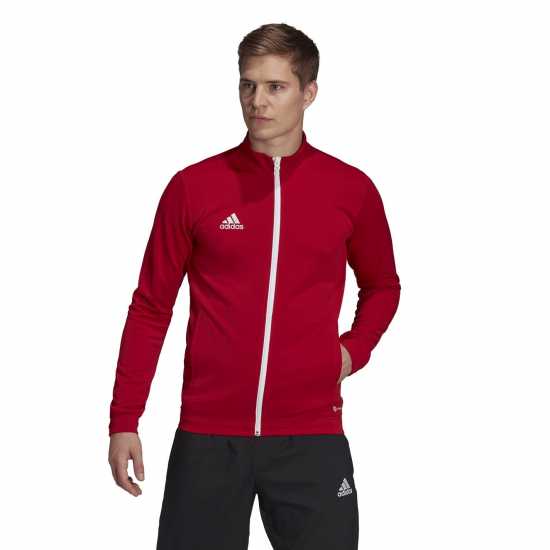 Adidas Мъжко Спортно Горнище Ent22 Track Jacket Mens Red Футболни екипи за бягане