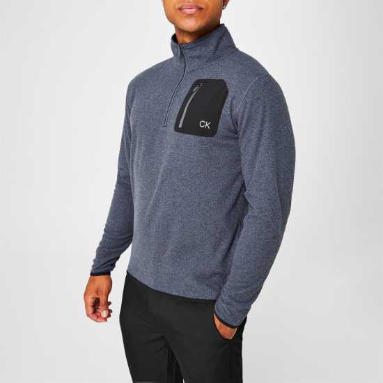 Полар Мъже Calvin Klein Golf Planet Golf Fleece Mens Чамарл Дрехи за голф