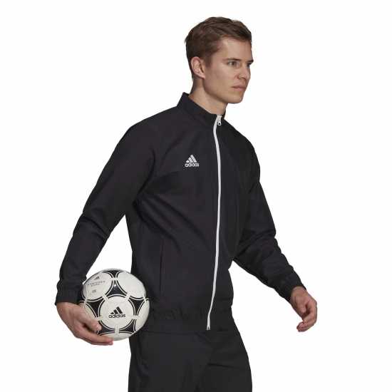 Adidas Мъжко Яке Ent22 Pre Jacket Mens Black Футболни екипи за бягане
