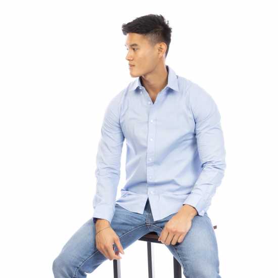 Peter Werth W Peak Ls Sht Sn99 Light Blue Peter Werth W Peak Ls Sht Sn99 Light Blue