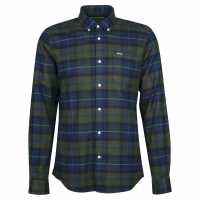 Barbour Тениска Kyeloch Tailored Fit Shirt Olive Night 