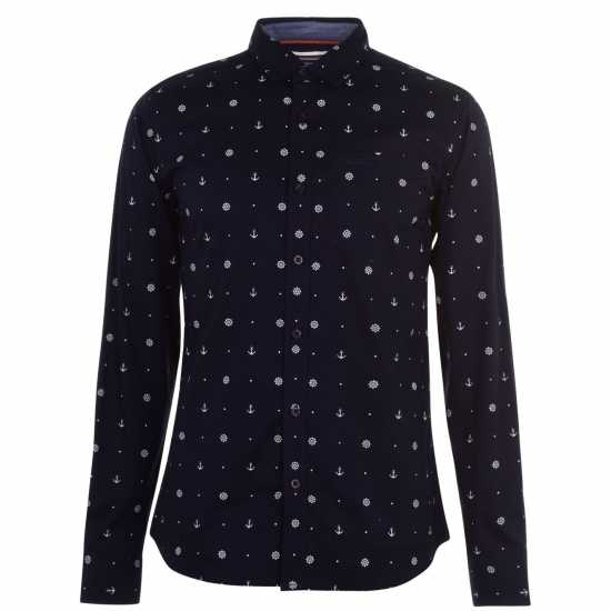 Soulcal Мъжка Риза Дълъг Ръкав Aop Long Sleeve Shirt Mens  Мъжки ризи