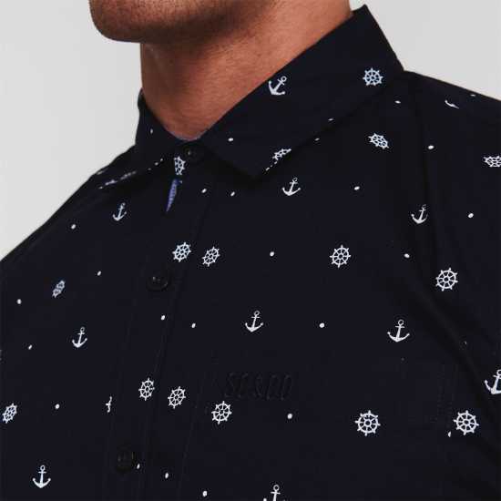 Soulcal Мъжка Риза Дълъг Ръкав Aop Long Sleeve Shirt Mens  Мъжки ризи