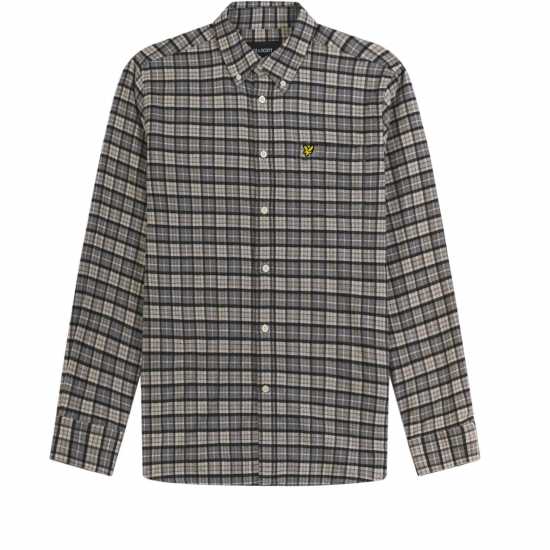 Lyle And Scott Men's Check Long-Sleeve Patterned Shirt Lyle And Scott Men's Check Long-Sleeve Patterned Shirt
