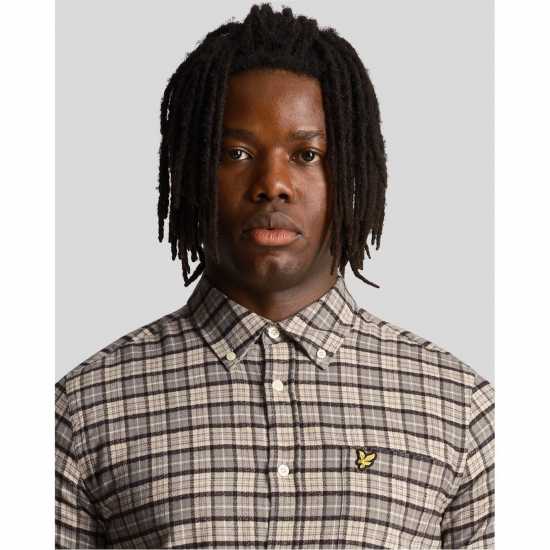 Lyle And Scott Men's Check Long-Sleeve Patterned Shirt Lyle And Scott Men's Check Long-Sleeve Patterned Shirt