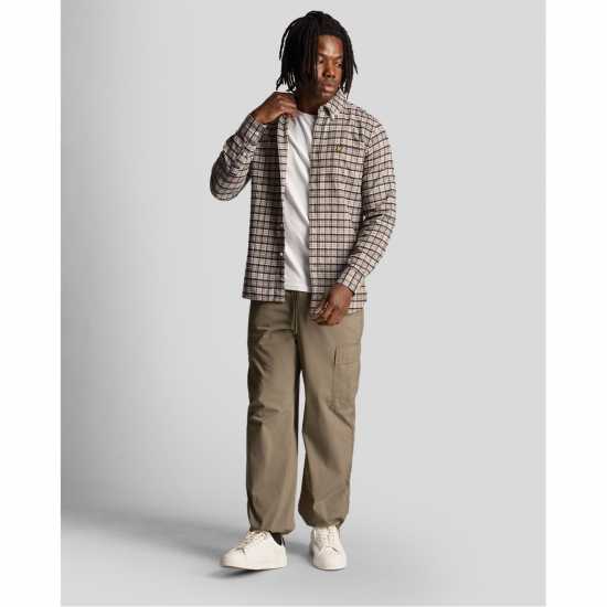 Lyle And Scott Men's Check Long-Sleeve Patterned Shirt Lyle And Scott Men's Check Long-Sleeve Patterned Shirt