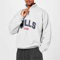 Мъжки полар Jack Wills Graphic Quarter Zip Jack Wills Graphic Quarter Zip Мъжки полар