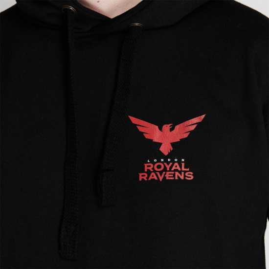 London Royal Ravens Royal Ravens Supporter Hoodie  Мъжки суитчъри и блузи с качулки