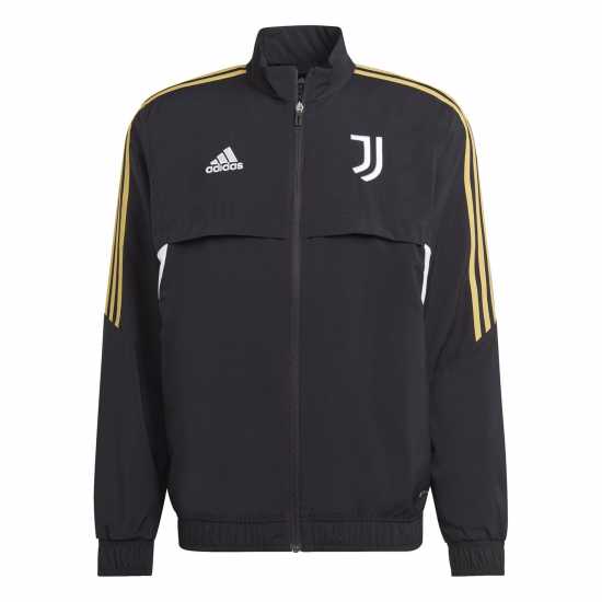 Adidas Mens Juventus Pre-Match Jacket 22/23 Black Adidas Mens Juventus Pre-Match Jacket 22/23 Black
