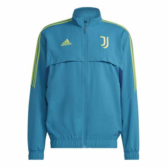 Adidas Mens Juventus Pre-Match Jacket 22/23 Active Teal Adidas Mens Juventus Pre-Match Jacket 22/23 Active Teal