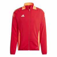 Adidas Мъжко Спортно Горнище Tiro24 C Prejkt Tracksuit Top Mens Power Red Всекидневно футболно облекло