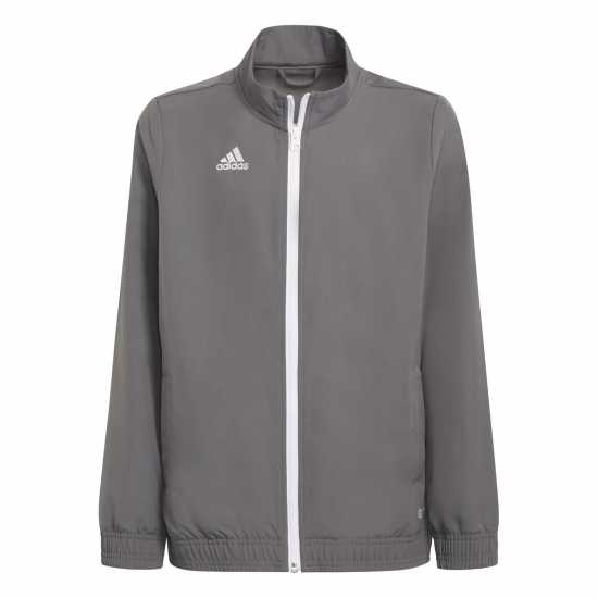 Adidas Ent22 Prejkty Tracksuit Top Unisex Kids Grey Four Adidas Ent22 Prejkty Tracksuit Top Unisex Kids Grey Four