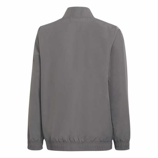 Adidas Ent22 Prejkty Tracksuit Top Unisex Kids Grey Four Adidas Ent22 Prejkty Tracksuit Top Unisex Kids Grey Four