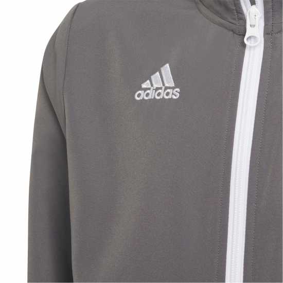 Adidas Ent22 Prejkty Tracksuit Top Unisex Kids Grey Four Adidas Ent22 Prejkty Tracksuit Top Unisex Kids Grey Four