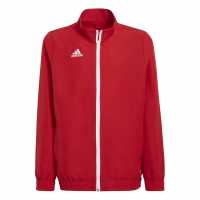 Adidas Ent22 Prejkty Tracksuit Top Unisex Kids Power Red 