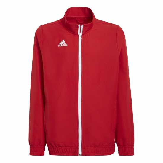 Adidas Ent22 Prejkty Tracksuit Top Unisex Kids Power Red 