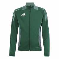 Adidas Tiro24 C Trjkty Tracksuit Top Unisex Kids Dark Green Всекидневно футболно облекло